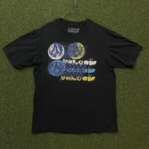 Y2K Volcom Skater Black Graphic‎ Basic Tee Shirt